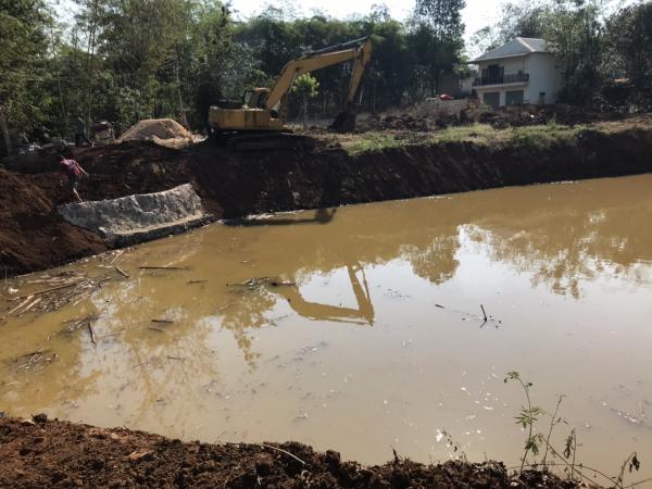 HỒ QUAN ÂM TỰ TẠI ĐANG ĐƯỢC XÂY DỰNG