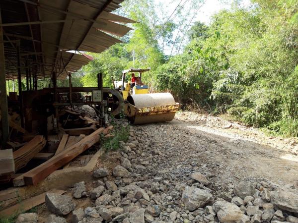 Đường đi nội bộ đang được thi công - Hình mô tả 6